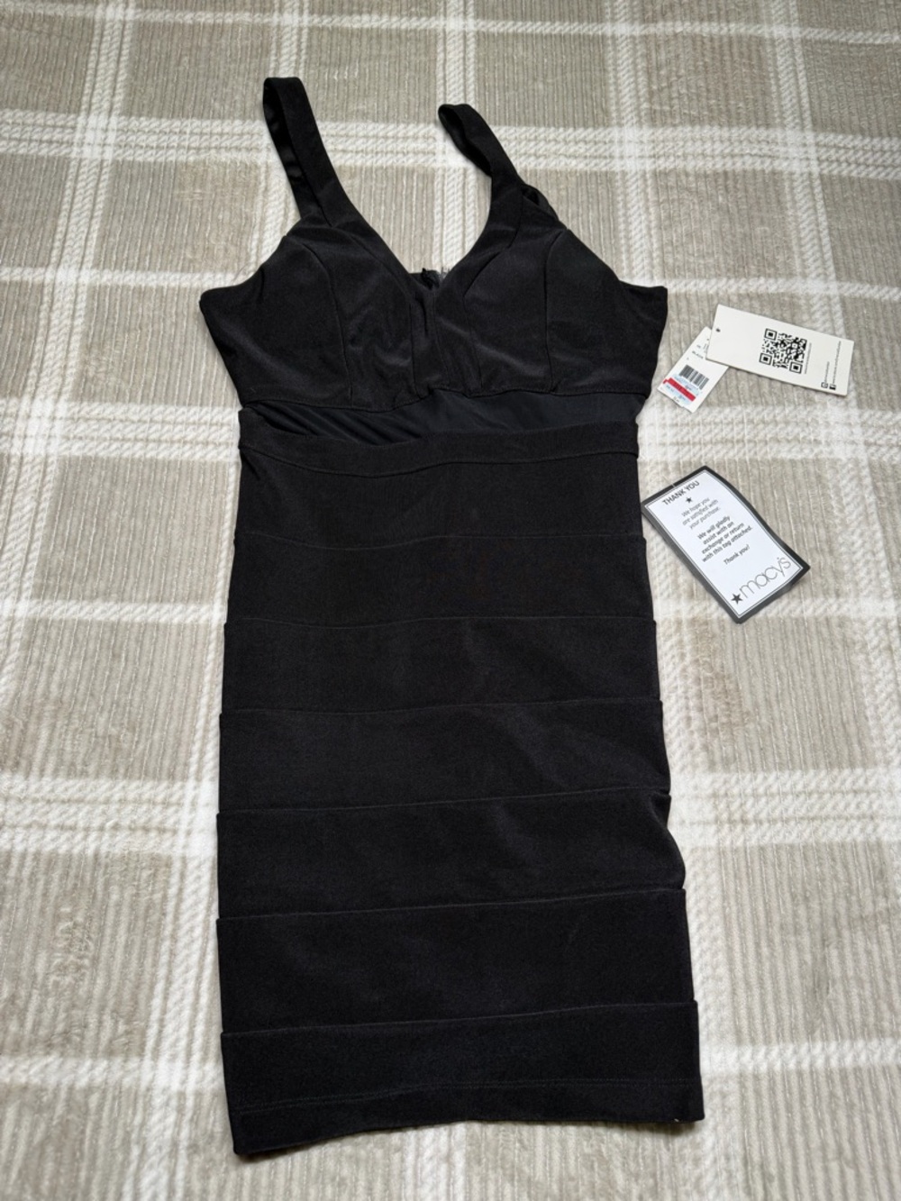 Emerald Sundae Black Sleeveless Mini Bodycon Dress